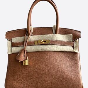 Hermes Gold Togo Birkin 30